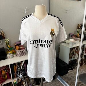 (SOLD) Emirates White Soccer Jersey